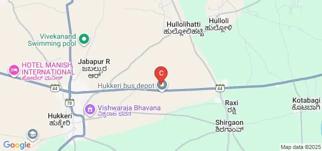 Government First Grade College, Gokak Map
