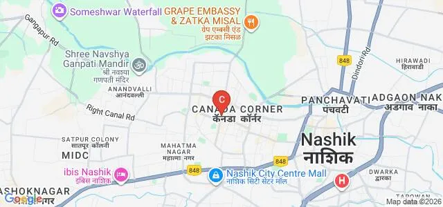 Dhanvantari Institute of Design and Technology, Nashik Map