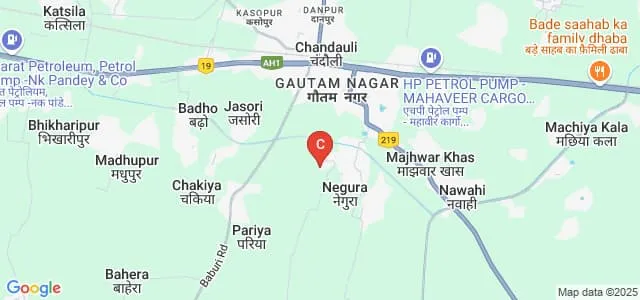 Aryan Global Law College, Chandauli Map