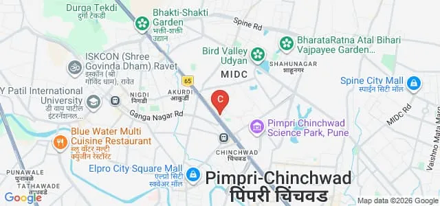 Pratibha College of Education, Pune Map