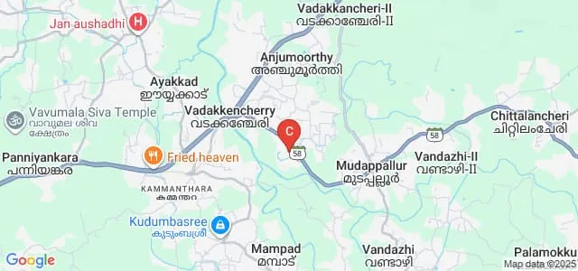 St Mary's Polytechnic College, Palakkad Map