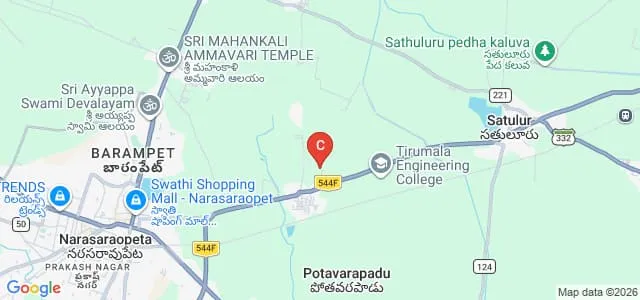 Siddhartha Institute of Pharmaceutical Sciences, Narasaraopet Map
