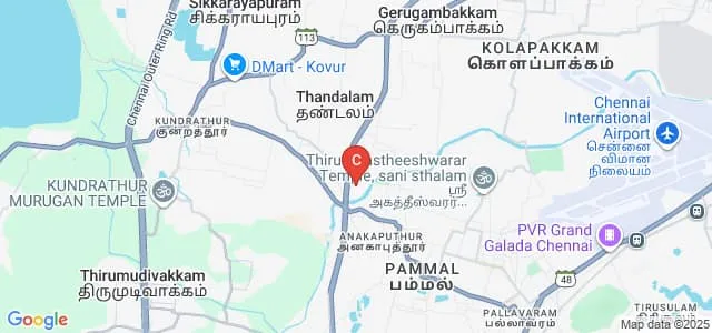 St Lourdes Engineering College, Chennai Map