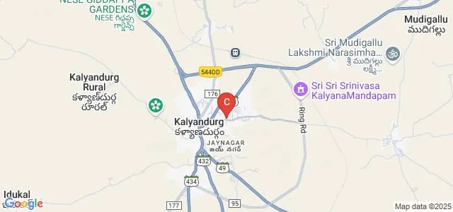 Swamy Vivekananda Degree College, Kalyandurg Map