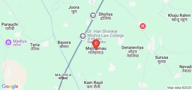 Dr Hari Shankar Mishra Mahavidyalaya, Malihamau, Hardoi Map