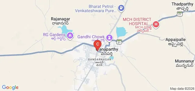 Government Degree College for Women, Wanaparthy Map