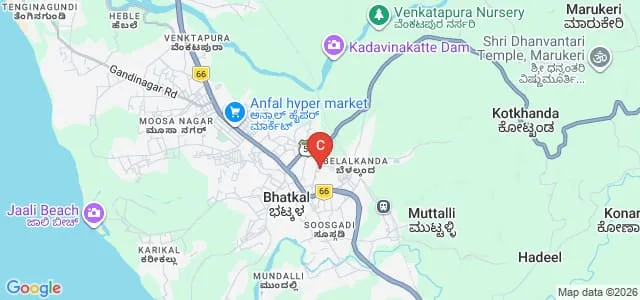 Anjuman Degree College and PG Centre, Bhatkal Map