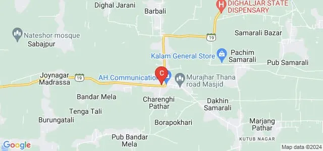 Murazar College, Hojai Map