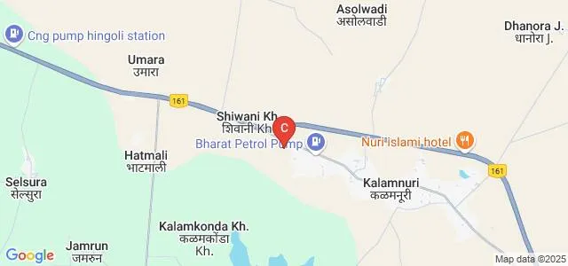 Late Dr Shankarrao Satav Arts and Commerce College, Kalamnuri Map