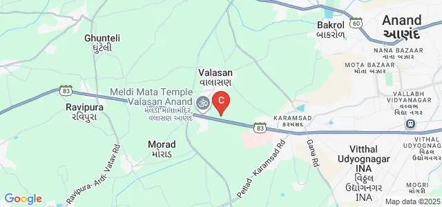Shivam Institute of Management, Valasan Map