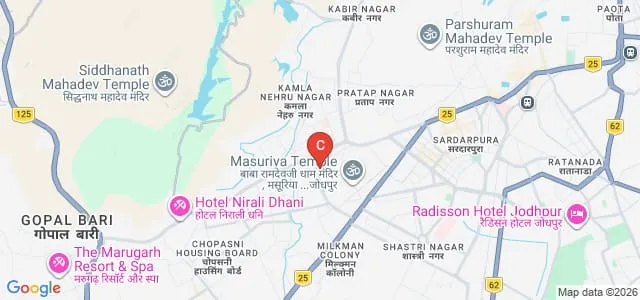 Maulana Azad Muslim Teacher Training College, Jodhpur Map