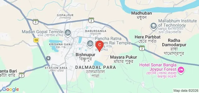Nikhil Banga Sikshan Mahavidyalaya, Bankura Map