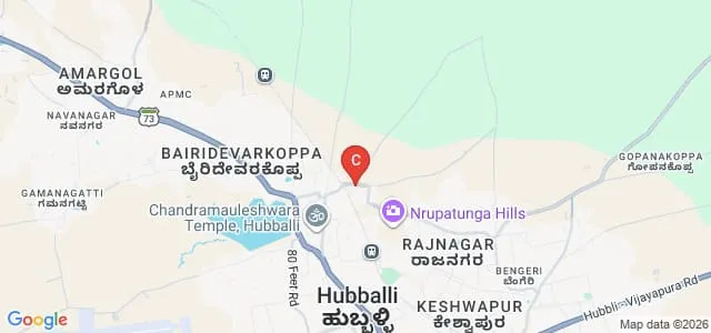 KLE Society's College of Education, Hubli Map