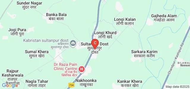 Dharamveer Singh Rajput Memorial College of Pharmacy, Moradabad Map