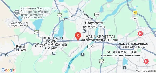 Veterinary College and Research Institute, Tirunelveli Map