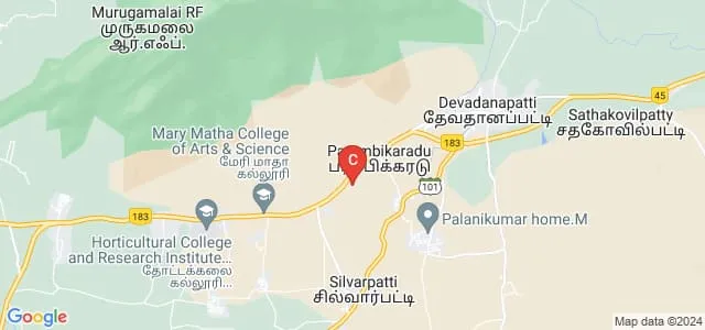 VPV College of Engineering, Theni Map
