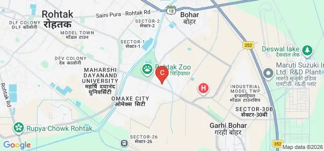 Shri Baba Mast Nath Institute of Educational Training and Research, Hanumangarh Map