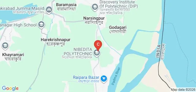 Gangapada Memorial Institute of D Ed, Murshidabad Map