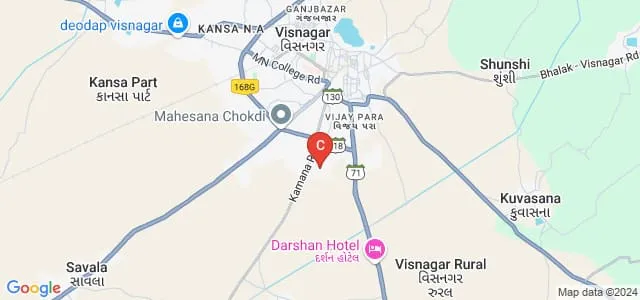 Manish Institute of Computer Studies, Visnagar Map