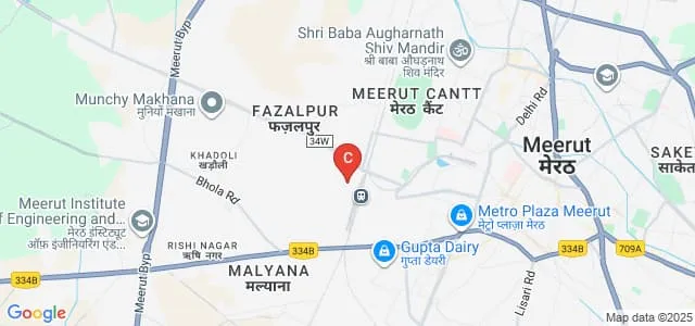 Bhagwati College of Law, Meerut Map