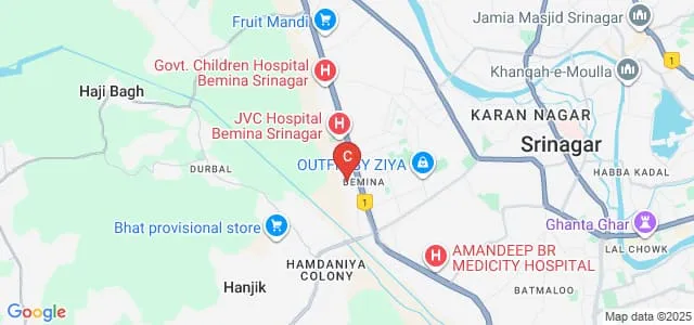 Government Polytechnic For Women, Srinagar Map
