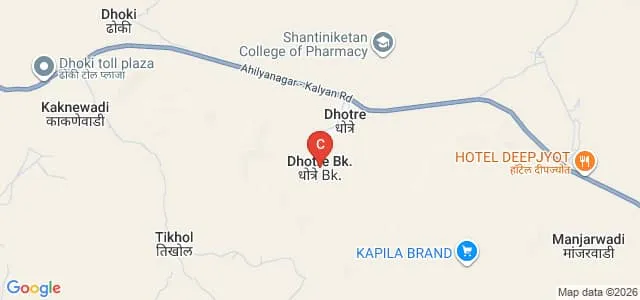 Shantiniketan College of Pharmacy, Ahmednagar Map