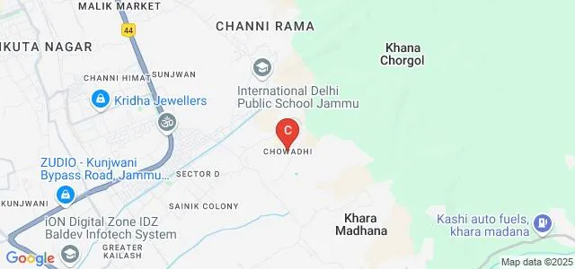RM College of Education, Jammu Map