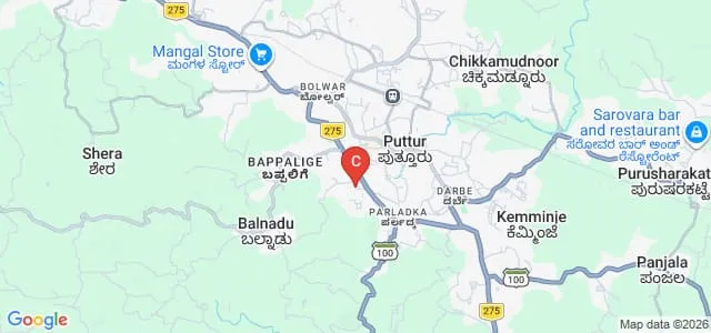 Vivekananda College of Education, Puttur Map
