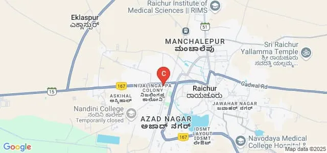 Government First Grade College, Raichur Map