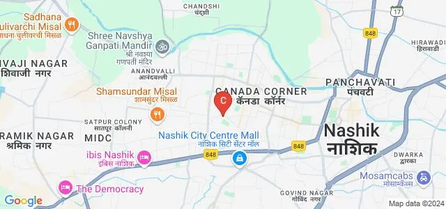 Sir Dr MS Gosavi Institute of Business Studies, Nashik Map