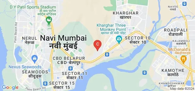 Department of Management Studies, Bharati Vidyapeeth, Navi Mumbai Map