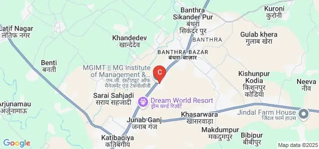 MG Institute of Management and Technology, Lucknow Map