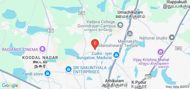 Michael Institute of Management, Madurai Map