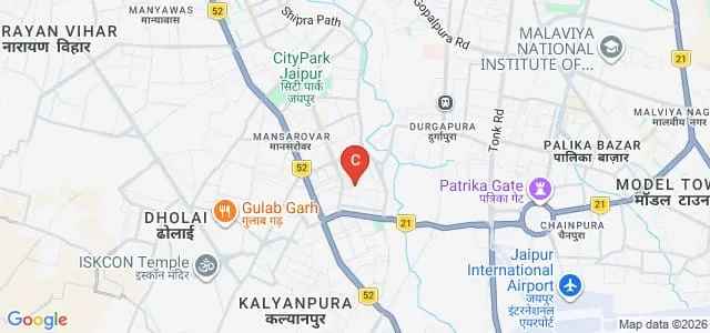 Faculty of Management Studies, Institute of Rural Management, Jaipur Map