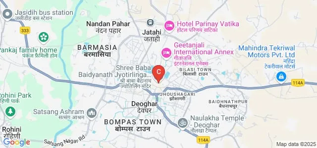 Baba Baijnath Mahavidyalaya, Azamgarh Map