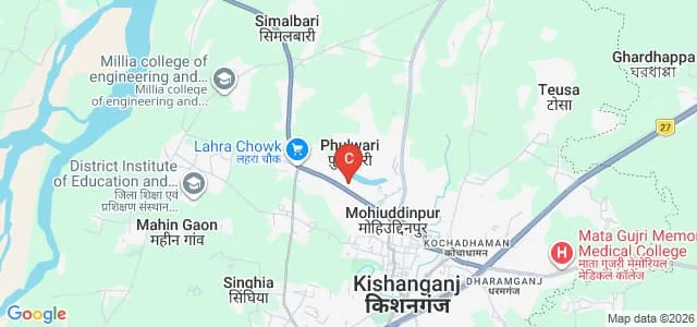Marwari College, Kishanganj Map