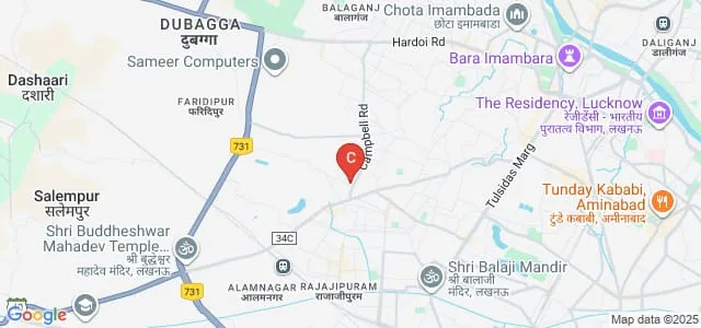 Exon Montessori Girls Degree College, Lucknow Map