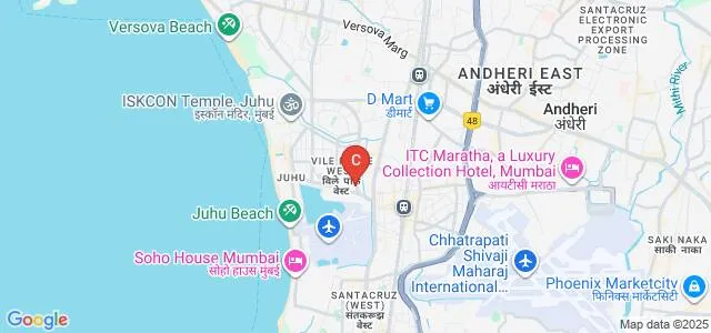 Sarla Anil Modi School of Economics, Mumbai Map