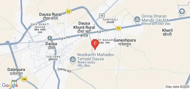 Rajasthan B Ed College, Dausa Map