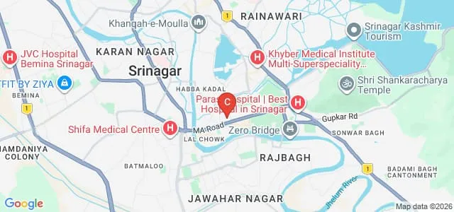Institute of Advanced Studies in Education, Srinagar Map