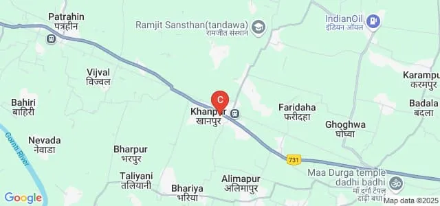 Jai Maa Sudami Devi Balika Mahavidyalaya, Khanpur, Ghazipur Map
