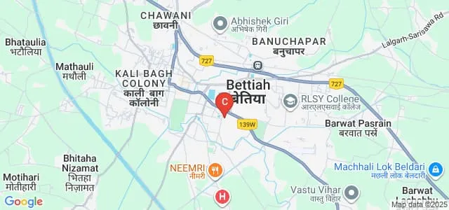 MJK College, Bettiah Map
