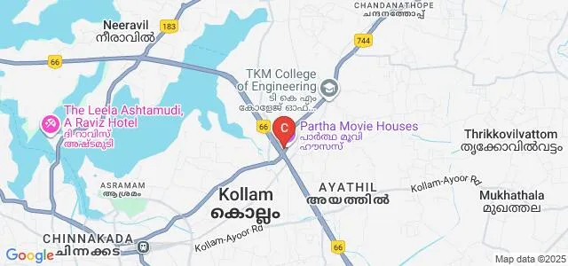 Fathima College of Pharmacy, Kollam Map