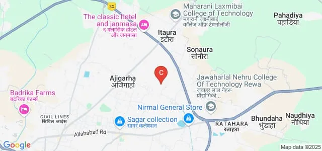 Shivaji Shiksha Mahavidyalaya, Rewa Map