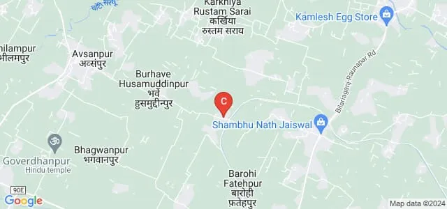 Sri Kamalnath Singh College, Barohi, Azamgarh Map
