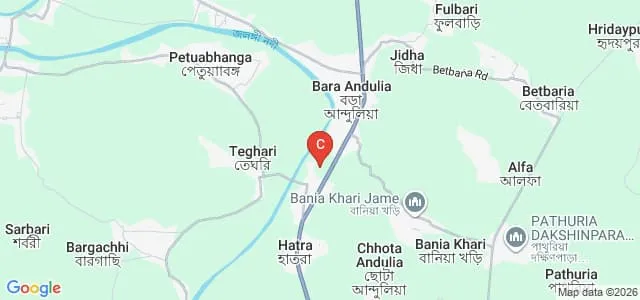 Nazrul Islam College of Education, Nadia Map