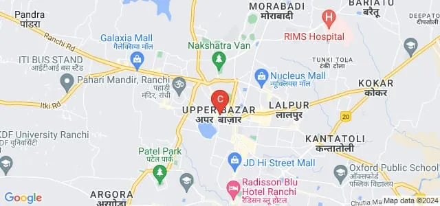 Maulana Azad College, Ranchi Map