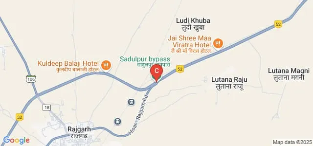 Ruhi Choudhary Institute of Nursing, Sadulpur Map