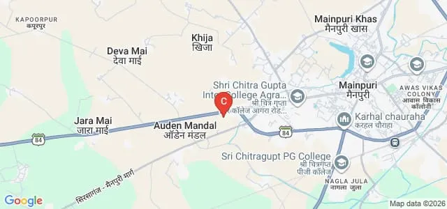 Dhirendra Pal Singh Institute of Higher Education, Mainpuri Map
