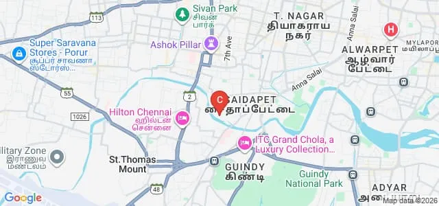 Annai Veilankanni's Teachers Training Institute, Chennai Map